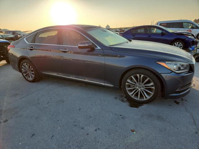 KMHGN4JEXFU032713 - 2015 HYUNDAI GENESIS 3.8L BLUE photo 4