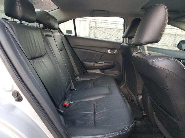 19XFB2F91DE031938 - 2013 HONDA CIVIC EXL ვერცხლისფერი ფოტო 10
