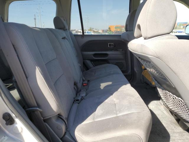 5FNYF18416B005538 - 2006 HONDA PILOT EX SILVER photo 11