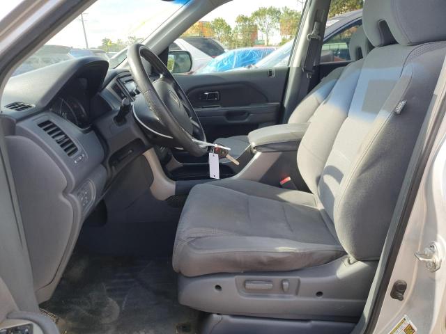 5FNYF18416B005538 - 2006 HONDA PILOT EX SILVER photo 7