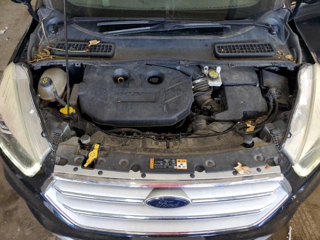 1FMCU0J94JUA55880 - 2018 FORD ESCAPE TITANIUM BLACK photo 11