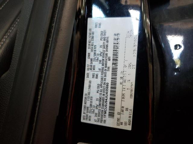 1FMCU0J94JUA55880 - 2018 FORD ESCAPE TITANIUM BLACK photo 12