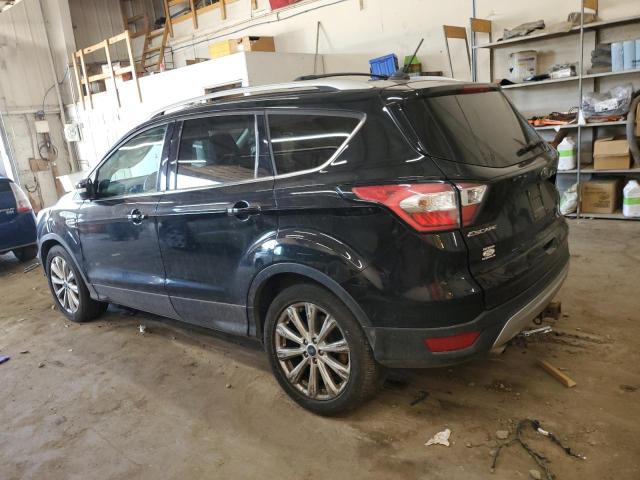 1FMCU0J94JUA55880 - 2018 FORD ESCAPE TITANIUM BLACK photo 2
