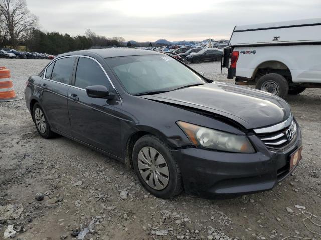 1HGCP2F39BA049377 - 2011 HONDA ACCORD LX BLACK photo 4