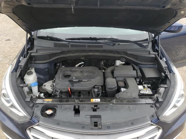 5XYZTDLB5HG395186 - 2017 HYUNDAI SANTA FE S BLUE photo 12