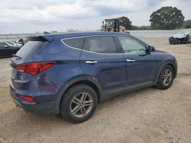 5XYZTDLB5HG395186 - 2017 HYUNDAI SANTA FE S BLUE photo 3