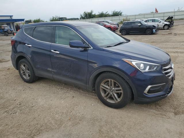 5XYZTDLB5HG395186 - 2017 HYUNDAI SANTA FE S BLUE photo 4