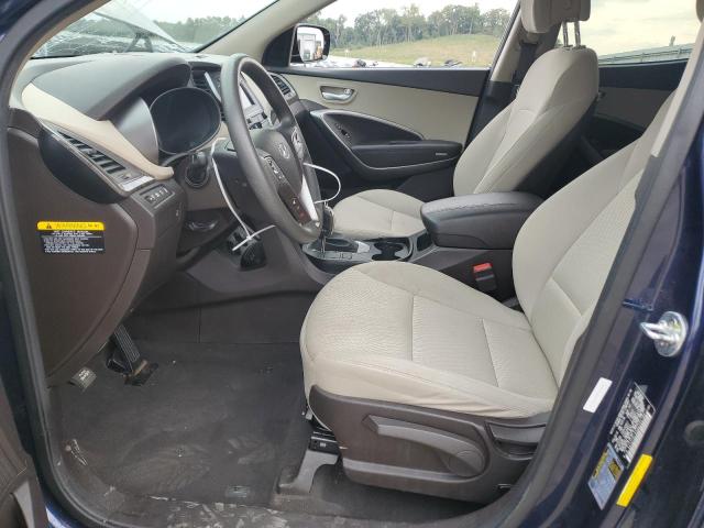 5XYZTDLB5HG395186 - 2017 HYUNDAI SANTA FE S BLUE photo 7