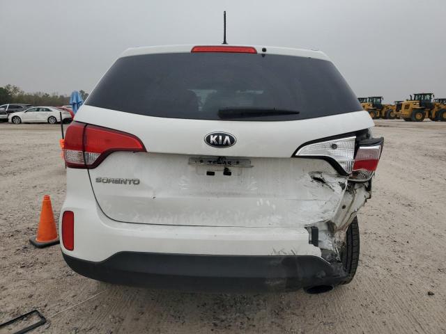 5XYKT3A68FG559593 - 2015 KIA SORENTO LX WHITE photo 6