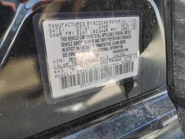 3N1AB7AP7JY342395 - 2018 NISSAN SENTRA S Qara foto 12