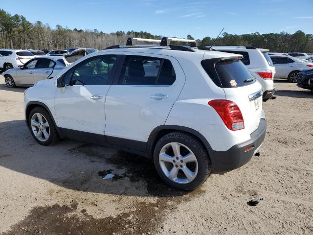 KL7CJNSB2FB157206 - 2015 CHEVROLET TRAX LTZ WHITE photo 2