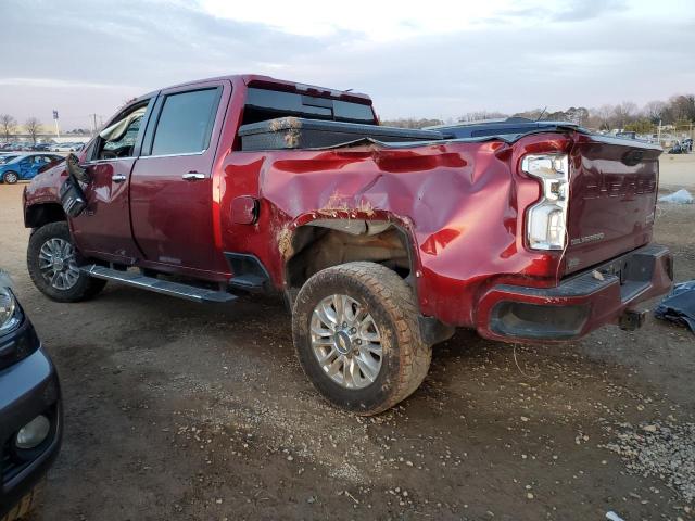 1GC4YREY7MF152454 - 2021 CHEVROLET SILVERADO K2500 HIGH COUNTRY RED photo 2