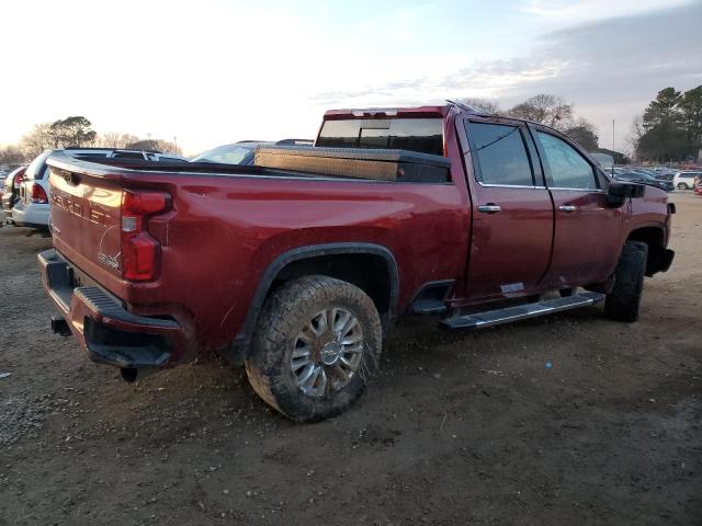 1GC4YREY7MF152454 - 2021 CHEVROLET SILVERADO K2500 HIGH COUNTRY RED photo 3