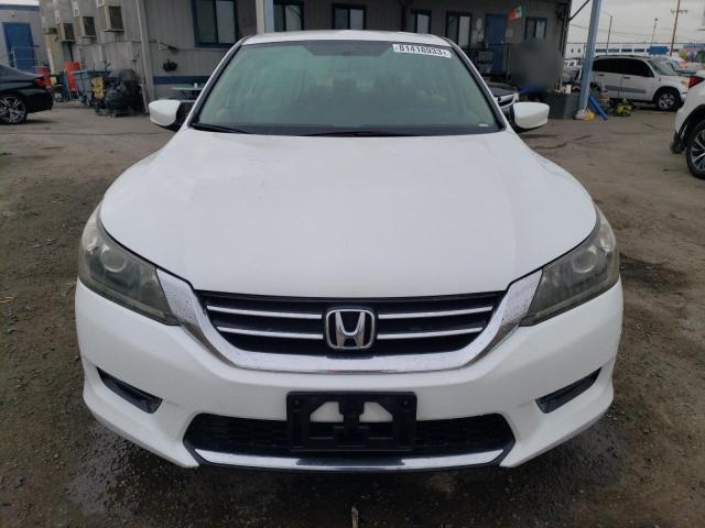 1HGCR2F36DA009528 - 2013 HONDA ACCORD LX WHITE photo 5