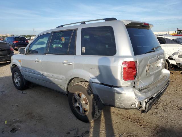 5FNYF28786B048466 - 2006 HONDA PILOT EX SILVER photo 2