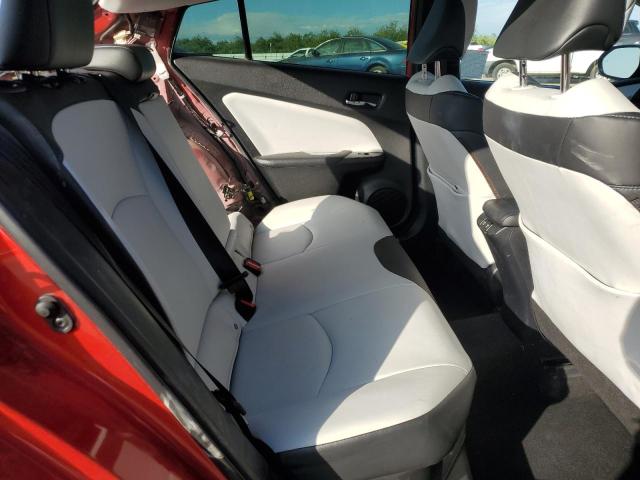 JTDKARFU2K3070542 - 2019 TOYOTA PRIUS წითელი ფოტო 10