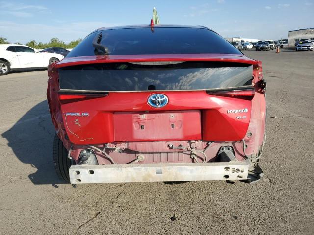 JTDKARFU2K3070542 - 2019 TOYOTA PRIUS წითელი ფოტო 6