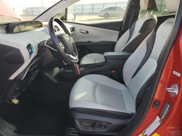 JTDKARFU2K3070542 - 2019 TOYOTA PRIUS წითელი ფოტო 7