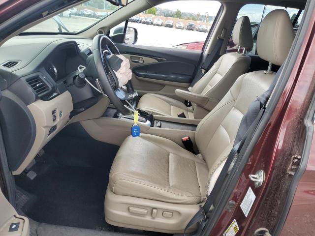 5FPYK3F74LB001622 - 2020 HONDA RIDGELINE RTL Бордовый фото 7