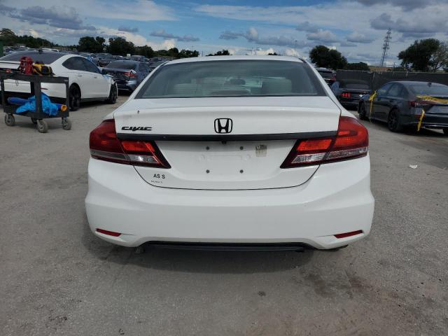 19XFB2E53EE039149 - 2014 HOND CIVIC LX WHITE photo 6