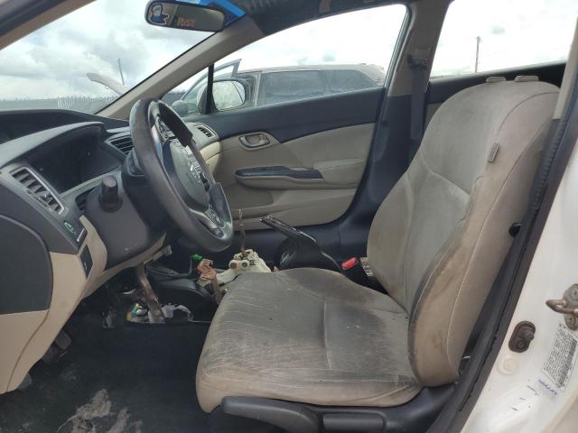 19XFB2E53EE039149 - 2014 HOND CIVIC LX WHITE photo 7