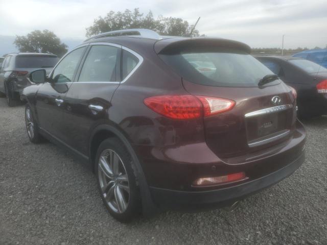 JN1AJ0HR0BM851069 - 2011 INFINITI EX35 BASE Բորդո լուսանկար 2