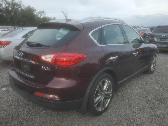 JN1AJ0HR0BM851069 - 2011 INFINITI EX35 BASE Բորդո լուսանկար 3