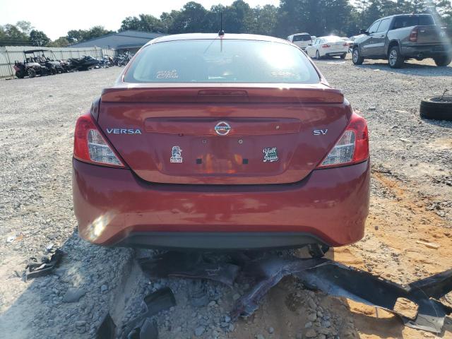 3N1CN7AP8KL871191 - 2019 NISSAN VERSA S RED photo 6