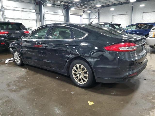 3FA6P0G77JR204083 - 2018 FORD FUSION S BLACK photo 2