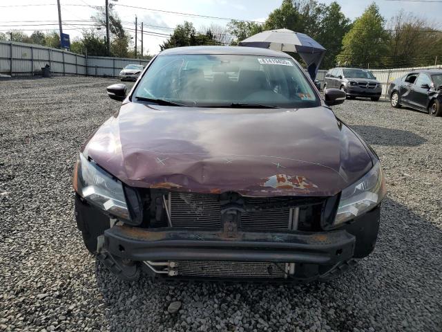 1VWAP7A37DC039963 - 2013 VOLKSWAGEN PASSAT S Темно-червоний фото 5