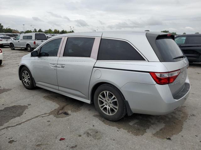 5FNRL5H69CB121121 - 2012 HONDA ODYSSEY EXL ვერცხლისფერი ფოტო 2