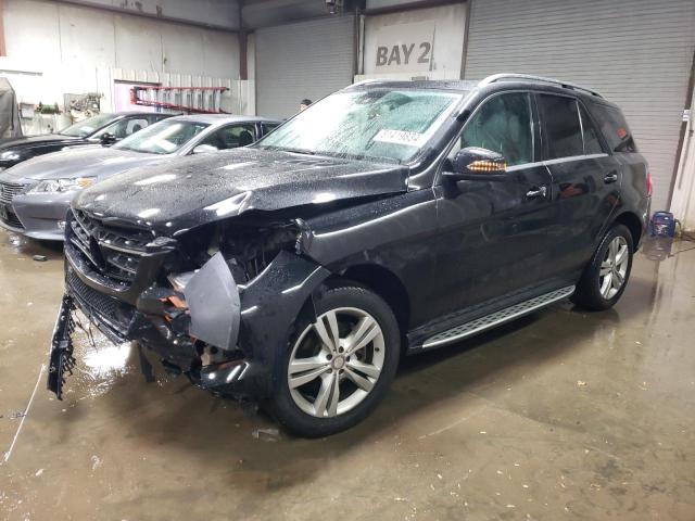 4JGDA5HB7FA512533 - 2015 MERCEDES-BENZ ML 350 4MATIC BLACK photo 1