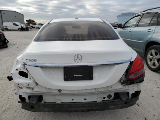 55SWF4JB0HU218175 - 2017 MERCEDES-BENZ C 300 WHITE photo 6