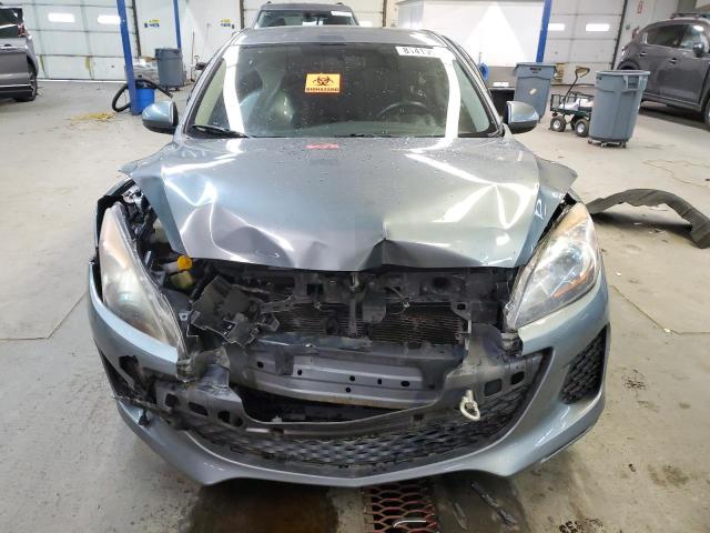 JM1BL1U81D1702348 - 2013 MAZDA 3 I GRAY photo 11