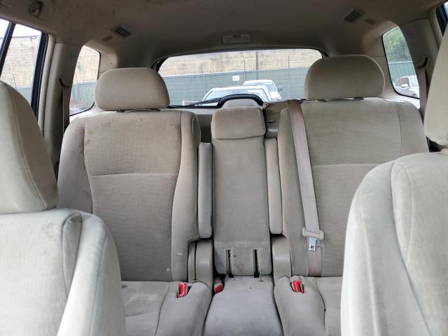 5TDZK3EH9BS042393 - 2011 TOYOTA HIGHLANDER BASE Czarny zdjęcie 10