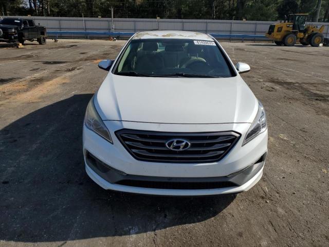 5NPE34AF0FH131271 - 2015 HYUNDAI SONATA SPORT WHITE photo 5