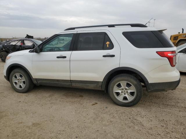 1FM5K8B8XEGB86268 - 2014 FORD EXPLORER WHITE photo 2
