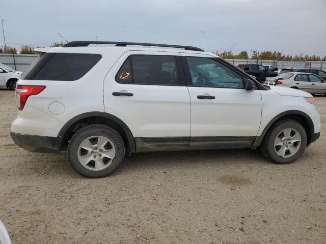 1FM5K8B8XEGB86268 - 2014 FORD EXPLORER WHITE photo 3