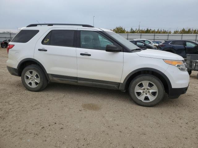 1FM5K8B8XEGB86268 - 2014 FORD EXPLORER WHITE photo 4