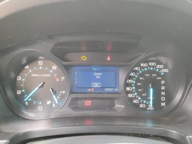 1FM5K8B8XEGB86268 - 2014 FORD EXPLORER WHITE photo 9