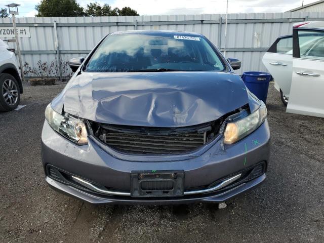 2HGFB2F57FH028189 - 2015 HONDA CIVIC LX 灰色 照片 5