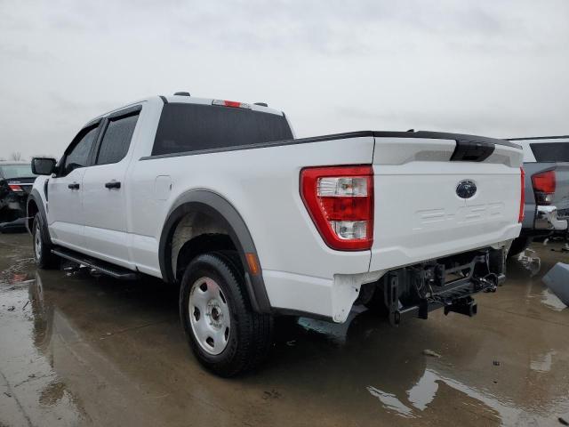 1FTFW1E50NKE23966 - 2022 FORD F150 SUPERCREW WHITE photo 2