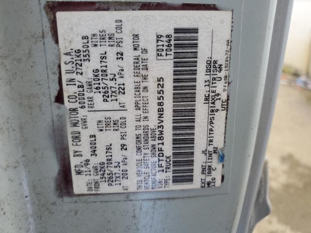 1FTDF18W3VNB85525 - 1997 FORD F150 GRAY photo 12