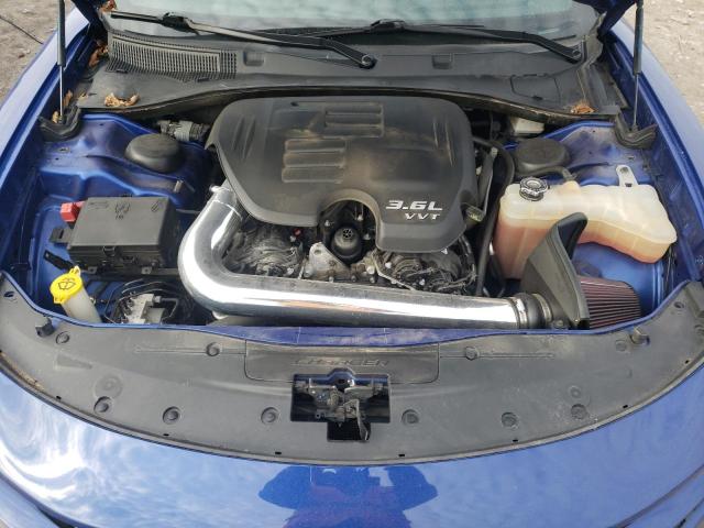 2C3CDXBGXLH144471 - 2020 DODGE CHARGER SXT BLUE photo 11