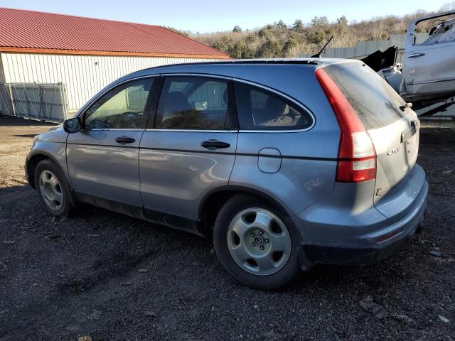 5J6RE4H38BL124074 - 2011 HONDA CR-V LX BLUE photo 2