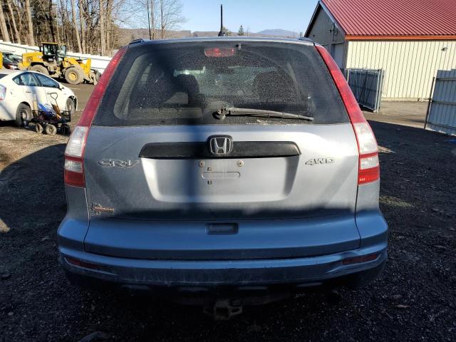 5J6RE4H38BL124074 - 2011 HONDA CR-V LX BLUE photo 6