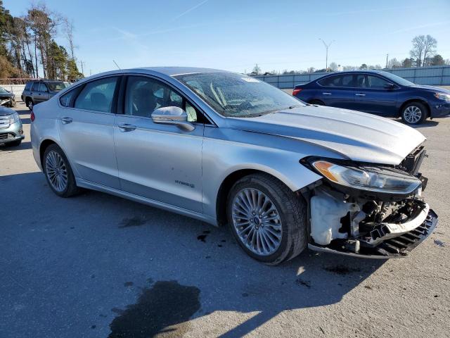 3FA6P0RU8ER167473 - 2014 FORD FUSION TITANIUM HEV SILVER photo 4