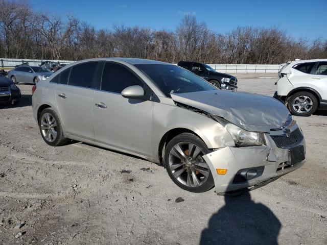 1G1PH5SC0C7140596 - 2012 CHEVROLET CRUZE LTZ CREAM photo 4