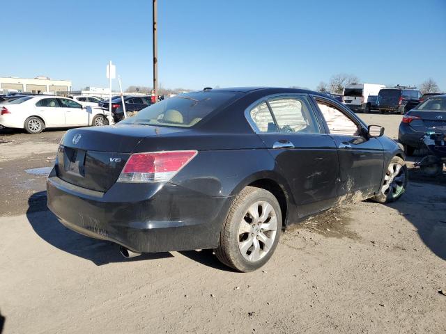 1HGCP36878A012208 - 2008 HONDA ACCORD EXL BLACK photo 3