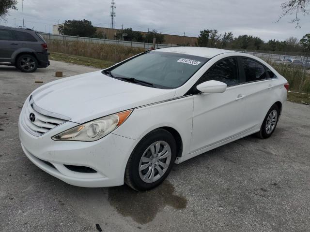 5NPEB4AC5BH083124 - 2011 HYUNDAI SONATA GLS WHITE photo 1